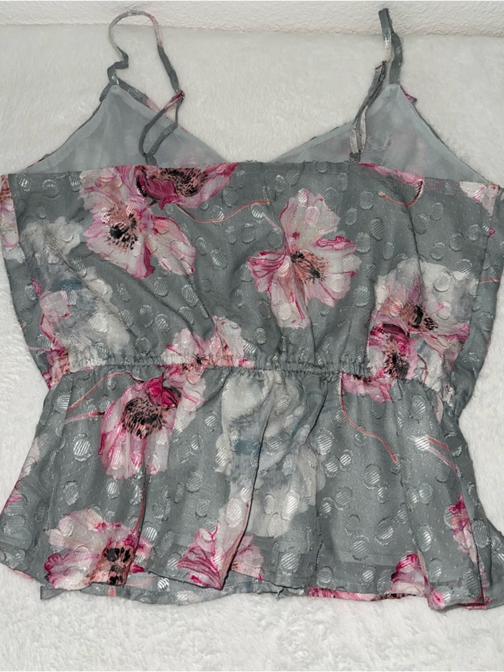 Express Sleeveless Peplum Tank Cami - size M - EUC - Picture 5 of 10
